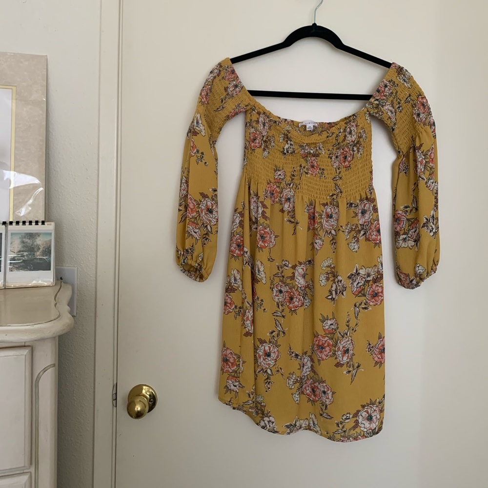 Off the shoulder dress